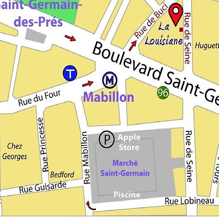 Hotel La Louisiane Paris Ngoại thất bức ảnh